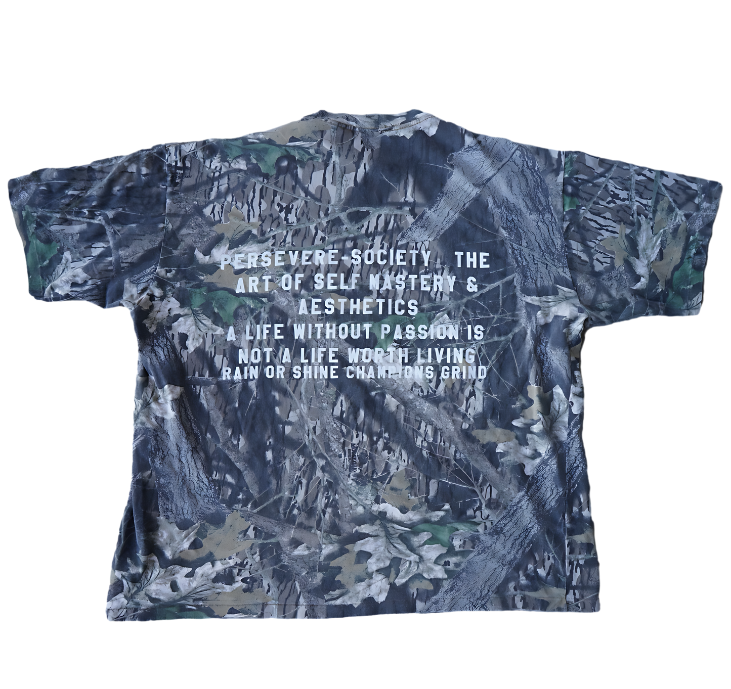 Persevere Or Die Vintage Realtree T-Shirt