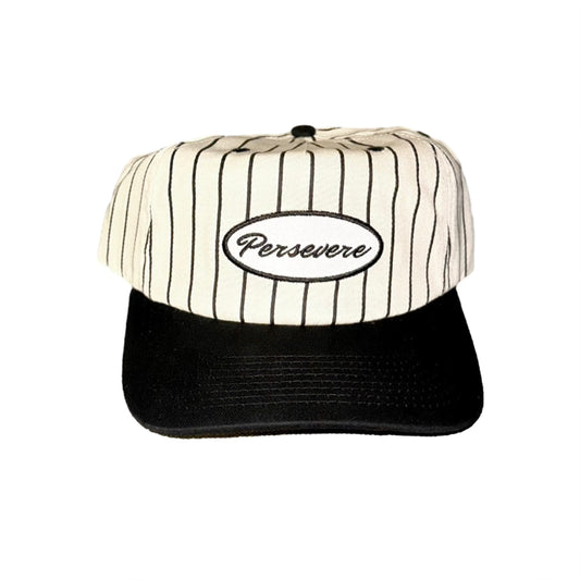 Old Money Unstructured Snapback - Cream/Black