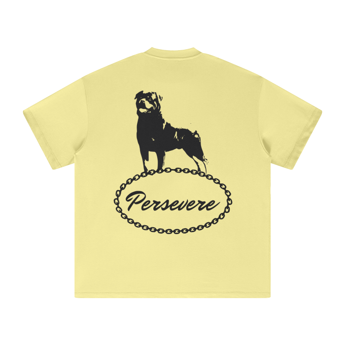 Fundamental T-shirt "Rottweiler" - Yellow