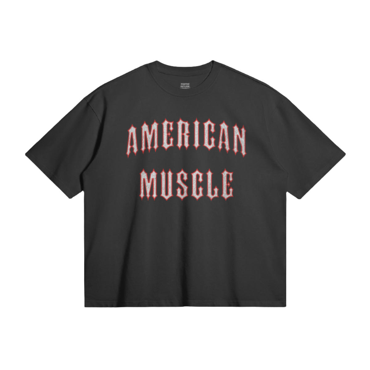 American Muscle Tee Box - BLACK