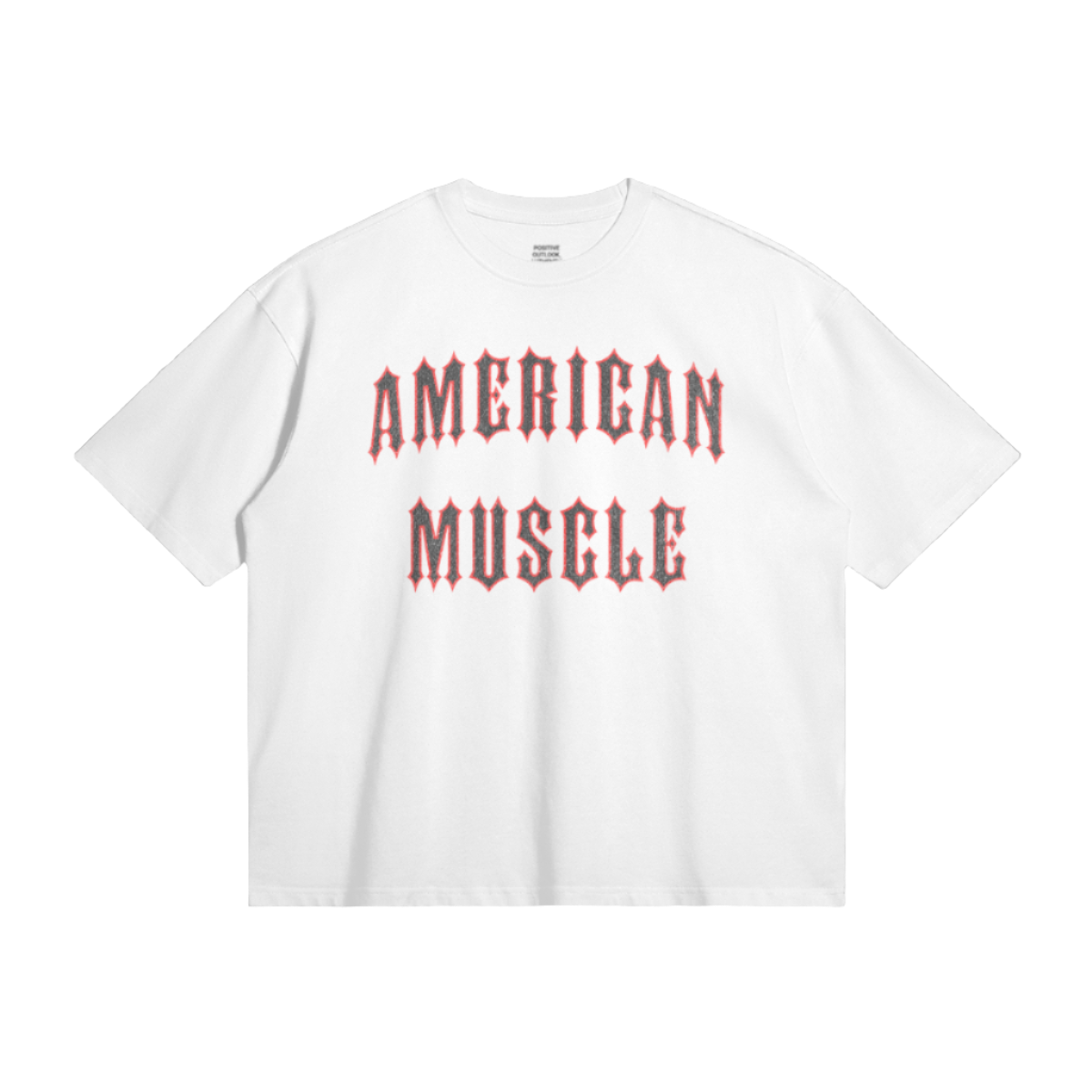 American Muscle Box Tee - WHITE